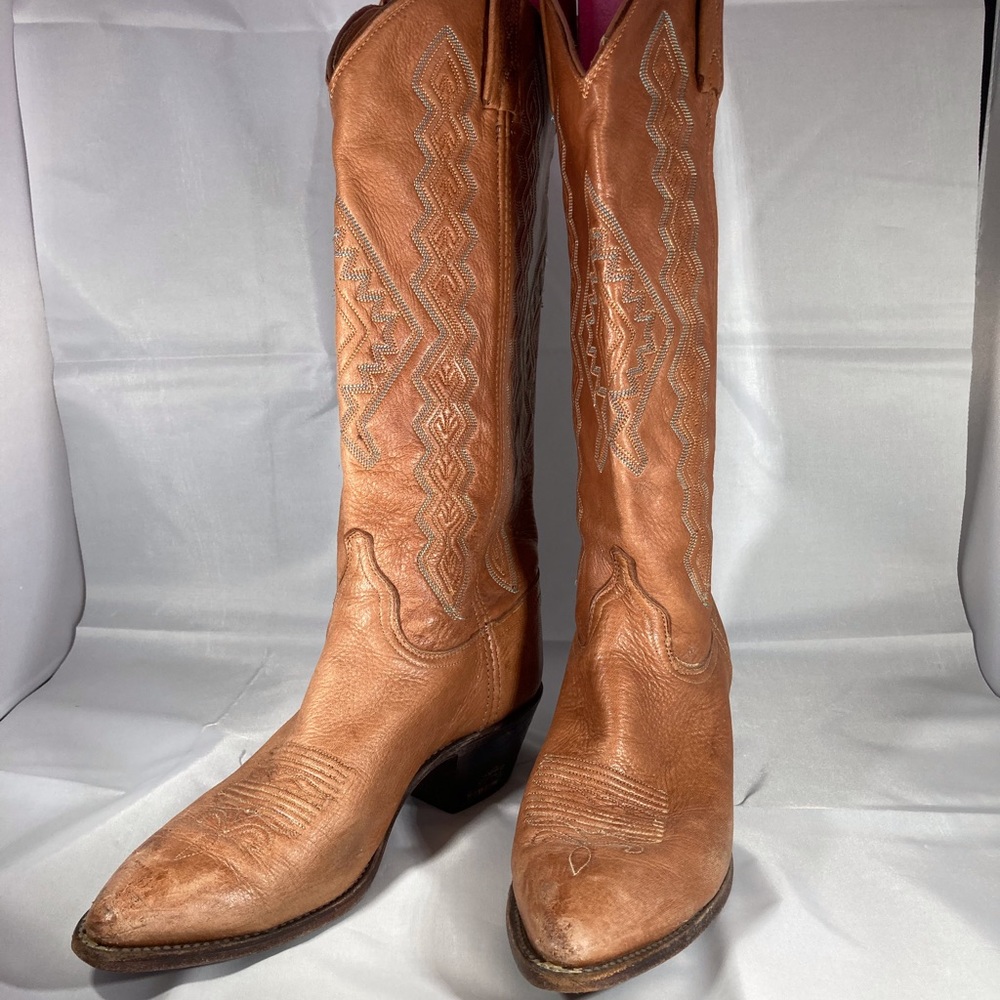 Dan Post tall western cowboy boots size 8 ½